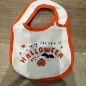 My First Halloween Baby Bib